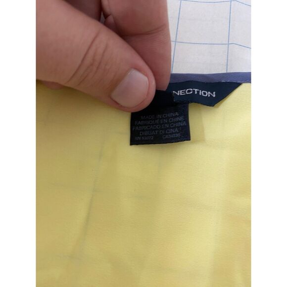 French Connection Women’s Tank Top Blue and Yellow Striped Sleeveless Size 4 - Picture 8 of 8